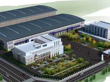 擴大了工廠區域并引進了先進設備。